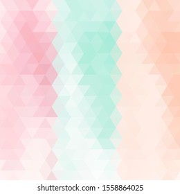 Colorful abstract background from multi-colored triangles. Vector pattern of colored geometric shapes.