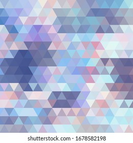 Colorful abstract background from multi-colored triangles. Vector pattern of colored geometric shapes.