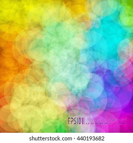 Colorful abstract background on vector art.