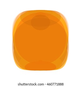 Colorful abstract background on a white background in a frame. Vector