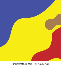 colorful abstract background on yellow color 