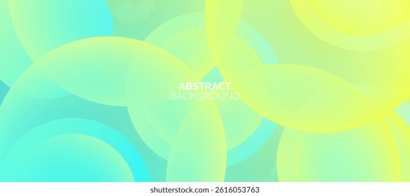 colorful abstract background overlap layer on bright space with circles effect decoration. Modern graphic design element cutout style