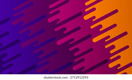 Colorful abstract background overlap layer on dark space with rounded lines effect decoration. Modern graphic design element cutout style concept for web banner, art, flyer, card, or brochure cover