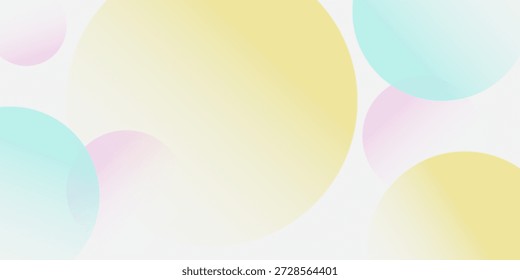 Colorful abstract background overlap layer on bright space with circles effect decoration.Creative element design in vetor illustration