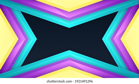 colorful abstract background with overlaping layer background and dynamic shadow. Vector background. Eps 10