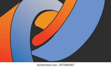 Colorful abstract background painting design vector illustration