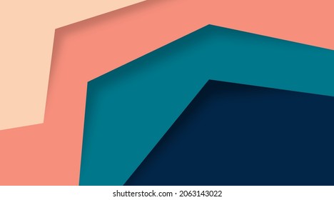 Colorful and abstract background in papercut style. Can be used as web banners and digital flyers