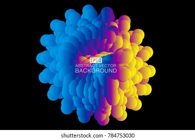 A colorful abstract background pattern of dots