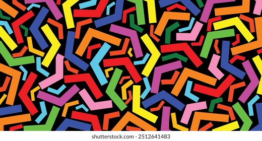 Colorful abstract background pattern for wallpaper, linoleum, fabric, wrapping paper, carpet, cover, banner vector.