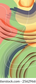 Colorful abstract  background phone wallpaper