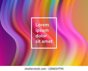 Colorful abstract background with place for text. Abstract blending liquid color for brochures, flyers, banners, covers, notebooks, business cards, posters and backdrops. 