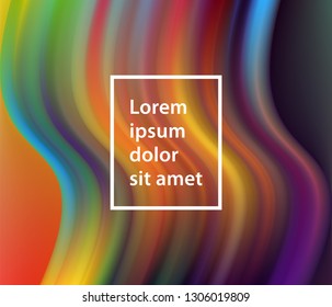 Colorful abstract background with place for text. Abstract blending liquid color for brochures, flyers, banners, covers, notebooks, business cards, posters and backdrops. 