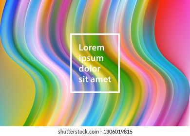 Colorful abstract background with place for text. Abstract blending liquid color for brochures, flyers, banners, covers, notebooks, business cards, posters and backdrops. 