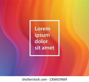 Colorful abstract background with place for text. Abstract blending liquid color for brochures, flyers, banners, covers, notebooks, business cards, posters and backdrops. 