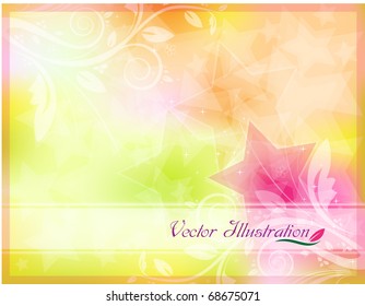 Colorful abstract background with place for your text