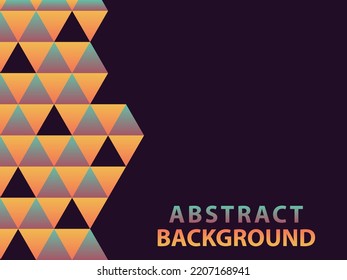 Colorful Abstract Background With Plain Color Space For Text