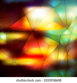 Colorful abstract background, polygons.