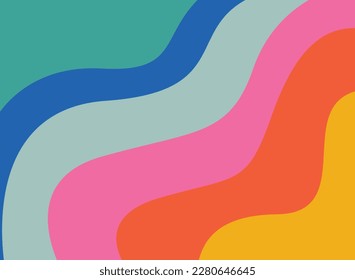 Colorful abstract background Rainbow lines