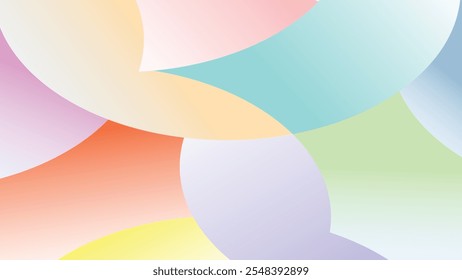 Colorful Abstract background with random geometric shapes in pastel colors. Geometric design abstract background for business or technology presentations, internet posters or web brochure covers.