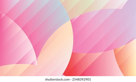 Colorful Abstract background with random geometric shapes in pastel colors. Geometric design abstract background for business or technology presentations, internet posters or web brochure covers.