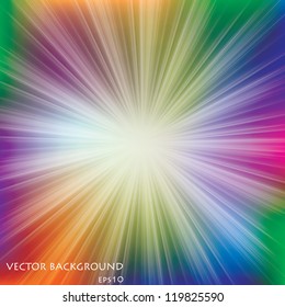 Colorful abstract  background with rays