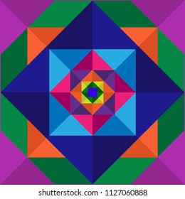 Colorful abstract background. Rectangle background. Vector Illustration.