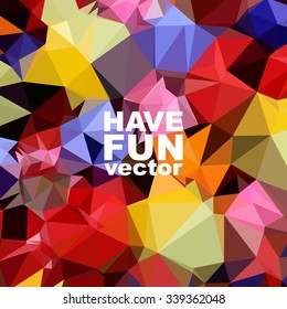 Colorful abstract background with removable vector words