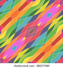 Colorful abstract background with rhombus. Vector image