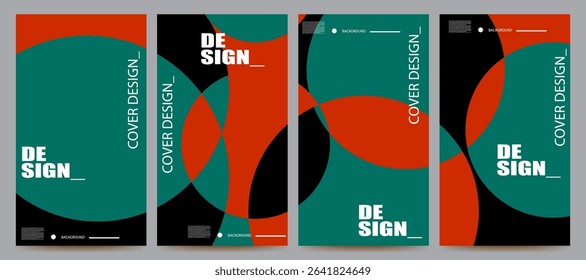 colorful abstract background set design