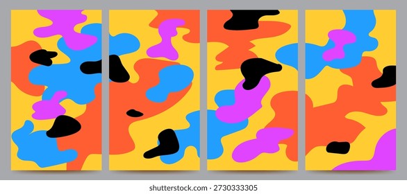 colorido abstrato fundo definir design para banner, cartaz, modelo, brochura, folheto, etc