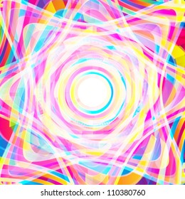Fondo colorido abstracto con elementos brillantes