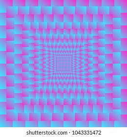 Colorful abstract background. Smooth gradient with infinity of squares (rectangles). Seamless vibrant pattern, abstraction. Vector cover for poster, card template, annual report, website, banner.