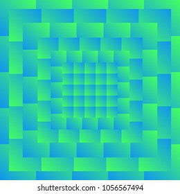 Colorful abstract background. Smooth gradient with infinity of squares (rectangles). Seamless vibrant pattern, abstraction. Vector cover for poster, card template, annual report, website, banner.