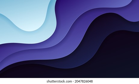 Colorful abstract background with soft gradient color and dynamic shadow. Vector background for wallpaper. Eps 10