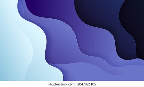 Colorful abstract background with soft gradient color and dynamic shadow. Vector background for wallpaper. Eps 10