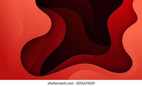 Colorful abstract background with soft gradient color and dynamic shadow. Vector background for wallpaper. Eps 10
