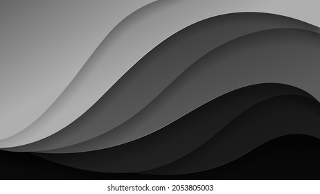 Colorful abstract background with soft gradient color and dynamic shadow. Vector background for wallpaper. Eps 10