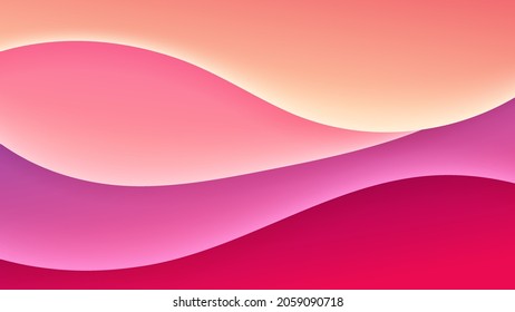 Colorful abstract background with soft gradient color and dynamic shadow on background. Vector premium background. Eps 10
