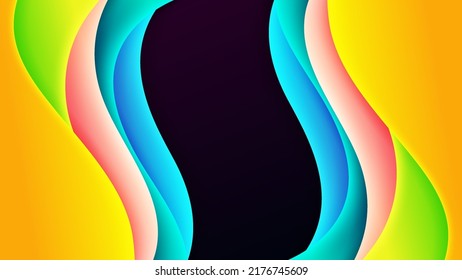 Colorful abstract background with soft gradient and overlap layer .Vector background for wallpaper. Eps 10