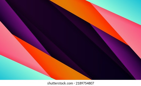 Fondo abstracto colorido con color gradiente suave y capa de solapamiento .Vector fondo para fondo de pantalla, banner, fondo. Eps 10