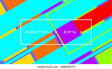 colorful abstract background with some color shapes. flat colorful background