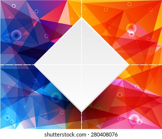 Colorful abstract background with space for text