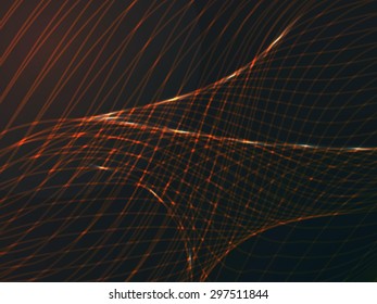Colorful abstract background with sparkling waves.  Vector pattern for flyer, blank, card, banner, invitation, brochure cover design template.
