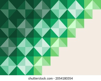 Colorful abstract background with square triangle and space for text