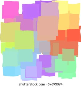 colorful abstract background of squares