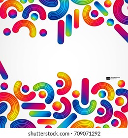 Colorful abstract background with striped design elements splash, vector color design, graphic illustration. 
