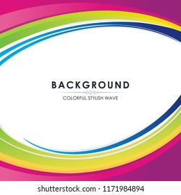 Colorful Abstract background with stylish wavy design, simple, 
colorful and stylish design suitable for promotion, web banner, infographic, sale banner, and other