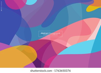 Colorful Abstract Background suitable for website, wallpaper, smartphone, etc