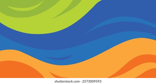 Colorful abstract background. Summer background concept with copy space. Vector background. EPS 10