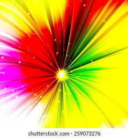 Colorful abstract background with swirl waves
